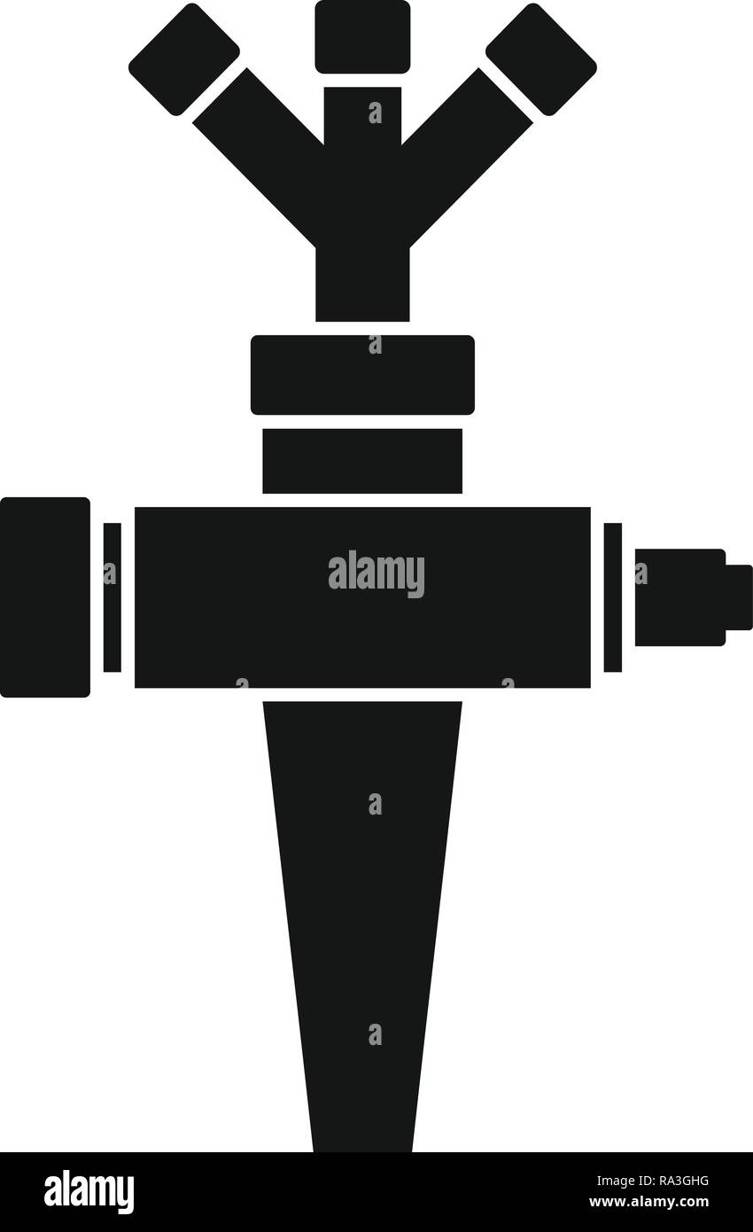 Sprinkler icon. Simple illustration of sprinkler vector icon for web ...