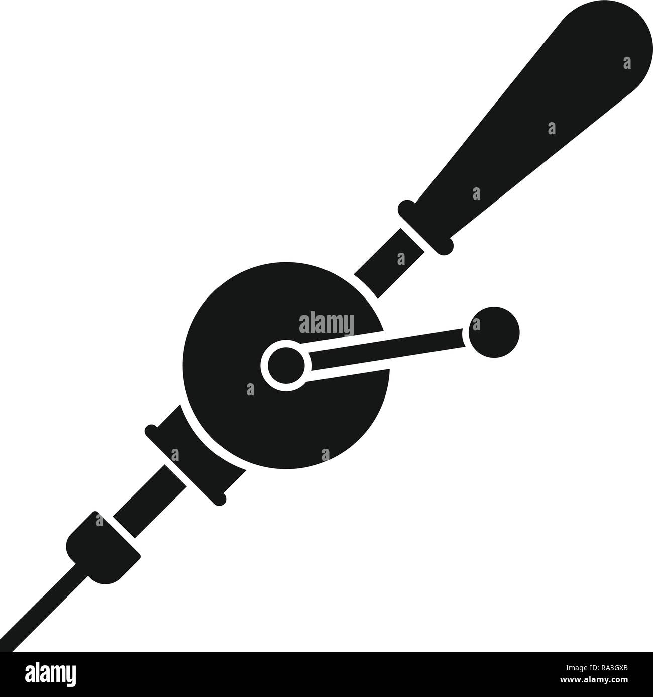 Hand drill icon. Simple illustration of hand drill vector icon for web design isolated on white