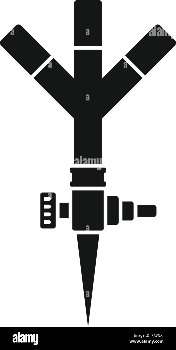 Garden sprinkler icon. Simple illustration of garden sprinkler vector ...