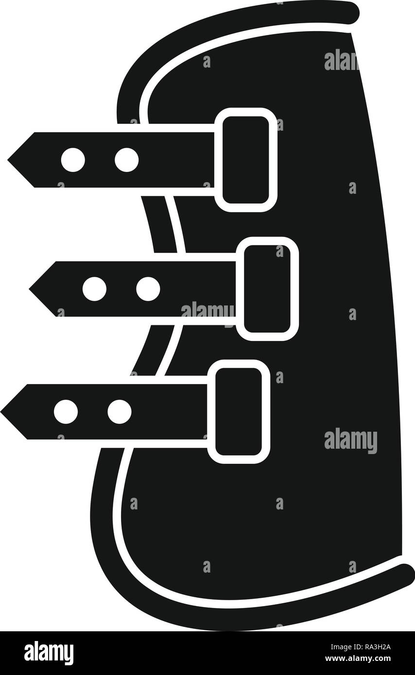 Horse protection boot icon. Simple illustration of horse protection ...