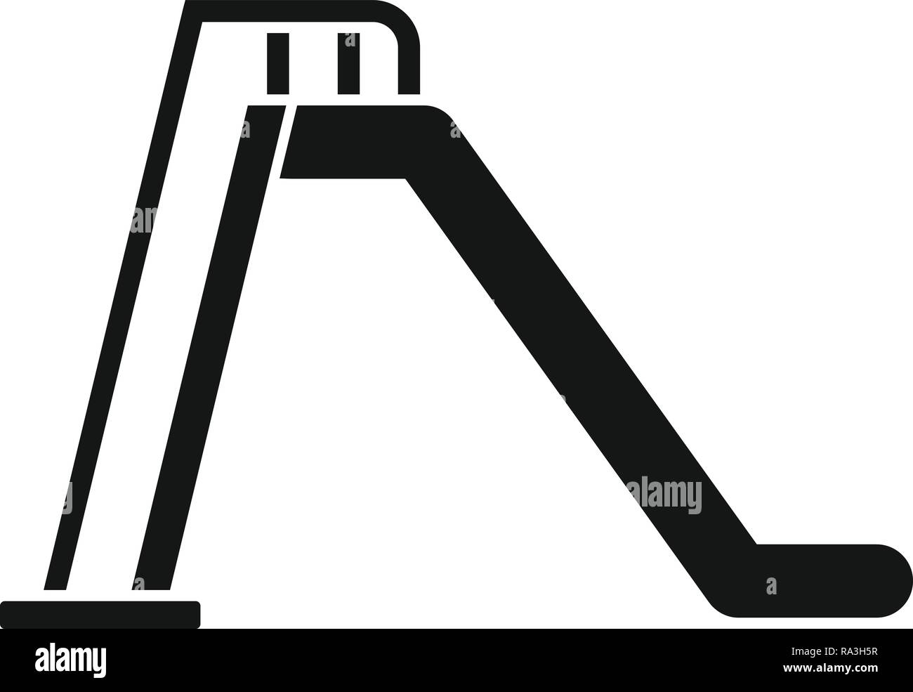 Kid slide icon. Simple illustration of kid slide vector icon for web