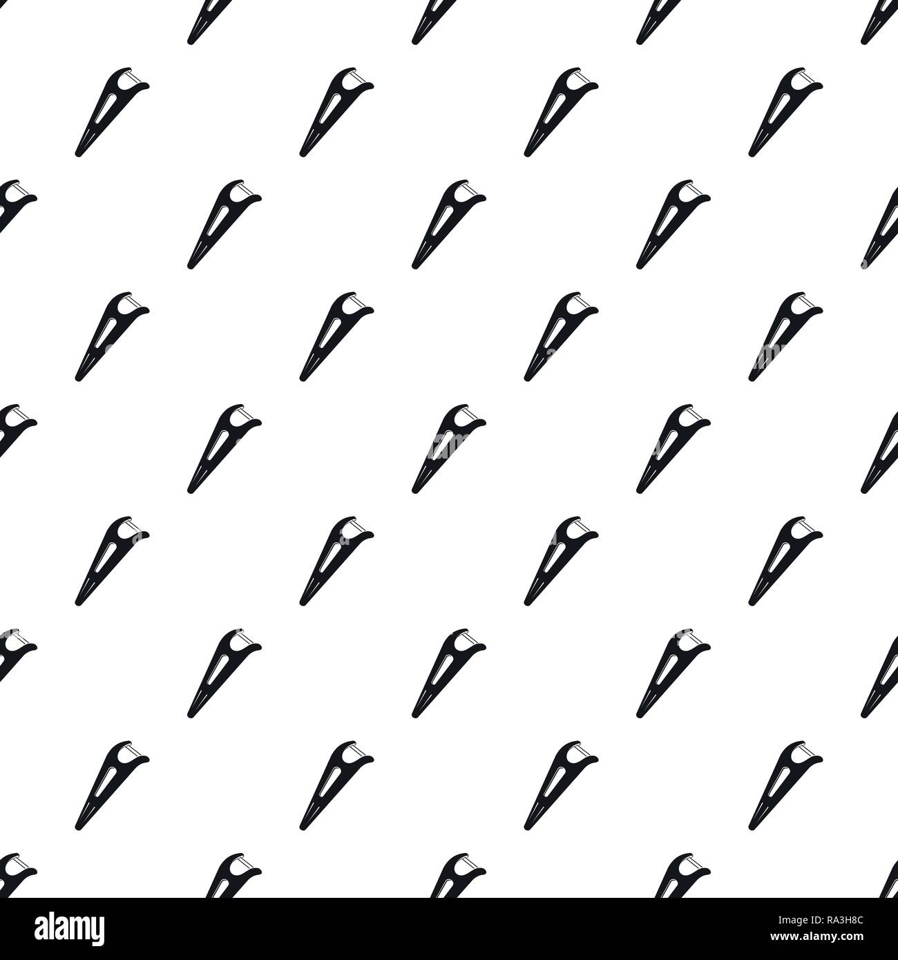 Dental floss tool pattern seamless vector repeat geometric for any web design Stock Vector
