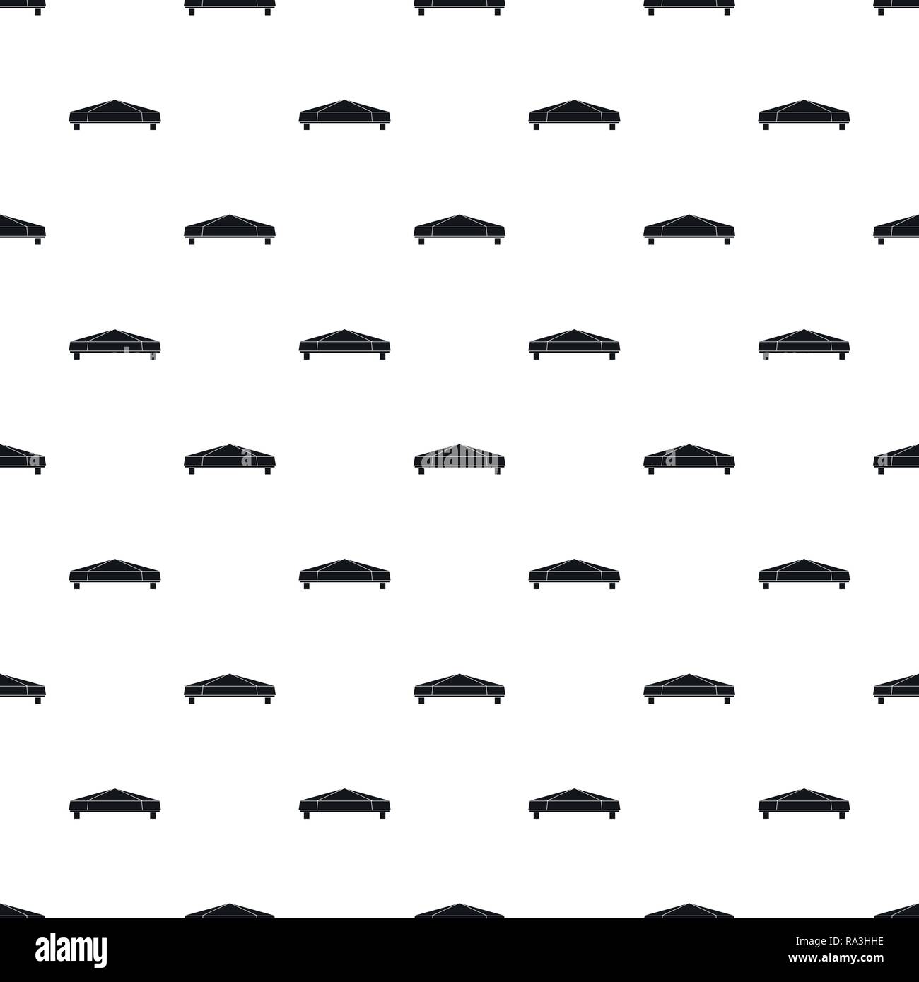 Awning tent pattern seamless vector repeat geometric for any web design Stock Vector
