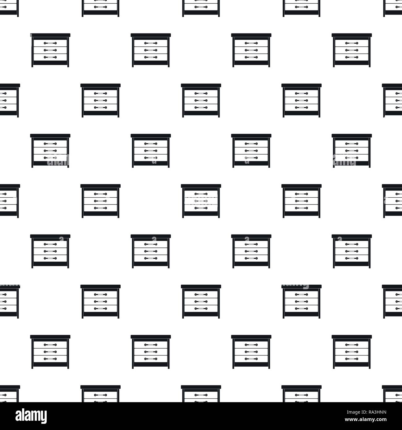 Dresser pattern seamless vector repeat geometric for any web design Stock Vector