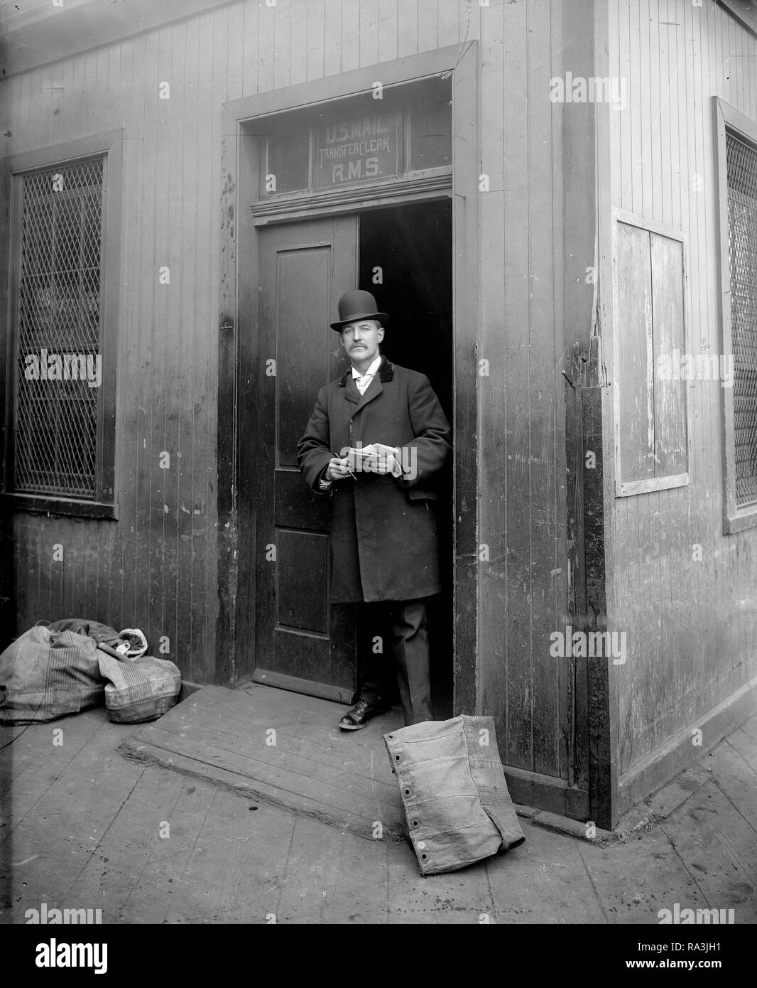 Post office in the early 1900s (before 1945 Stock Photo Alamy
