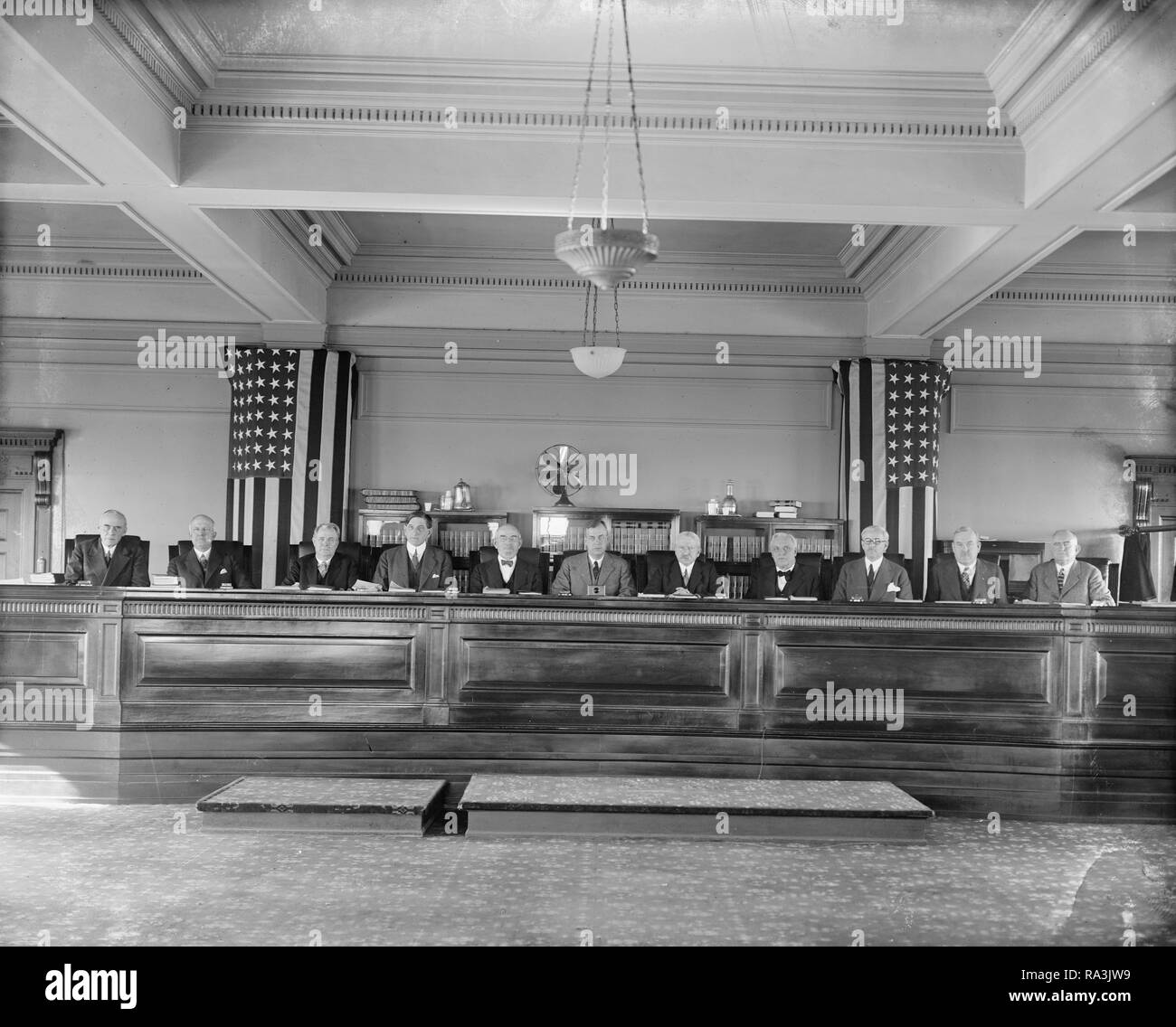 Interstate Commerce Commission members ca. early 1900s Stock Photo