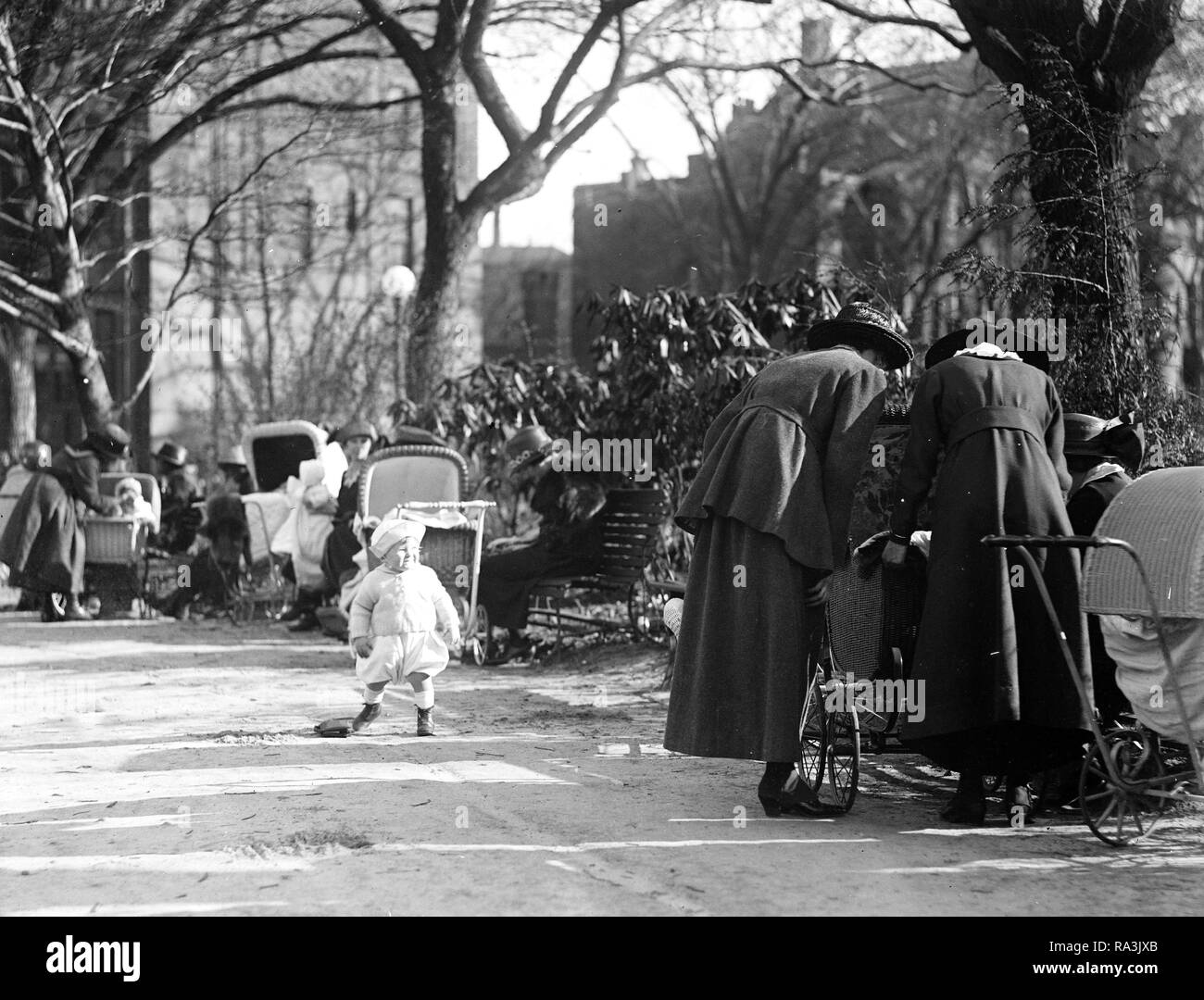 Children Playing Outside Ca 1919 1921 Early 1900s Stock Photo Alamy