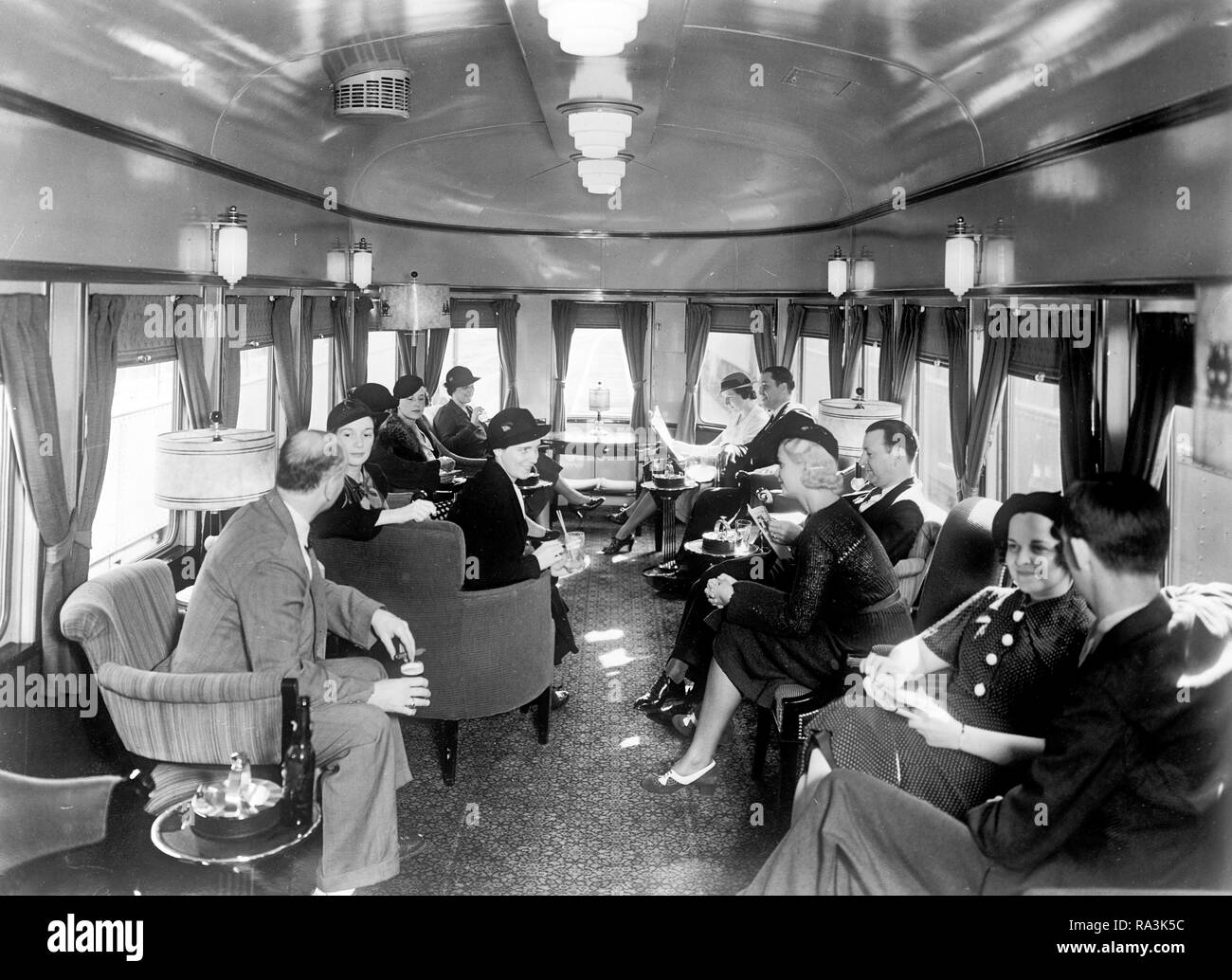Baltimore & Ohio trains ca. 1905-1945 Stock Photo