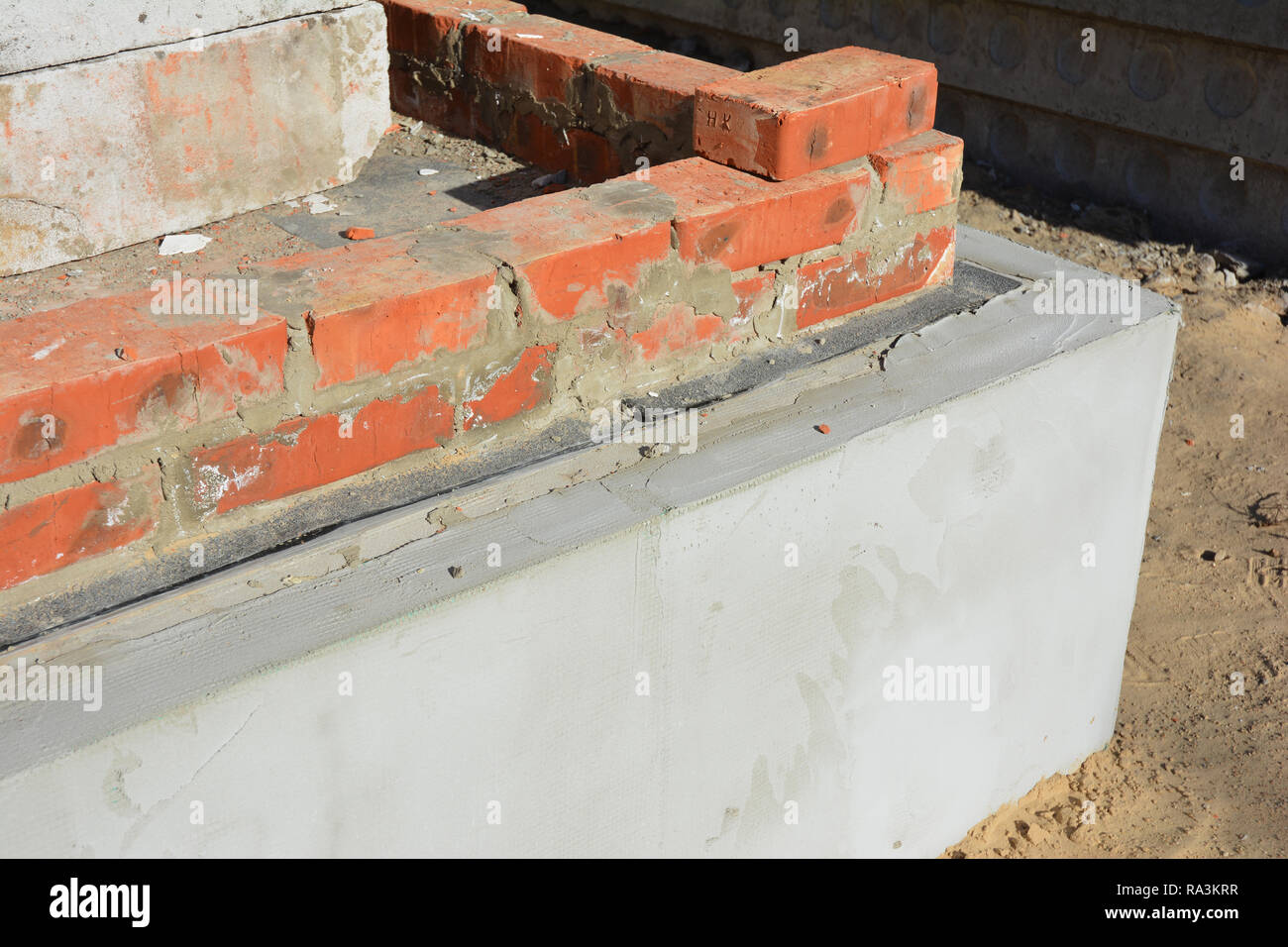 Foundation Basement Waterproofing Bitumen Spray On Stock Photo 1975176038
