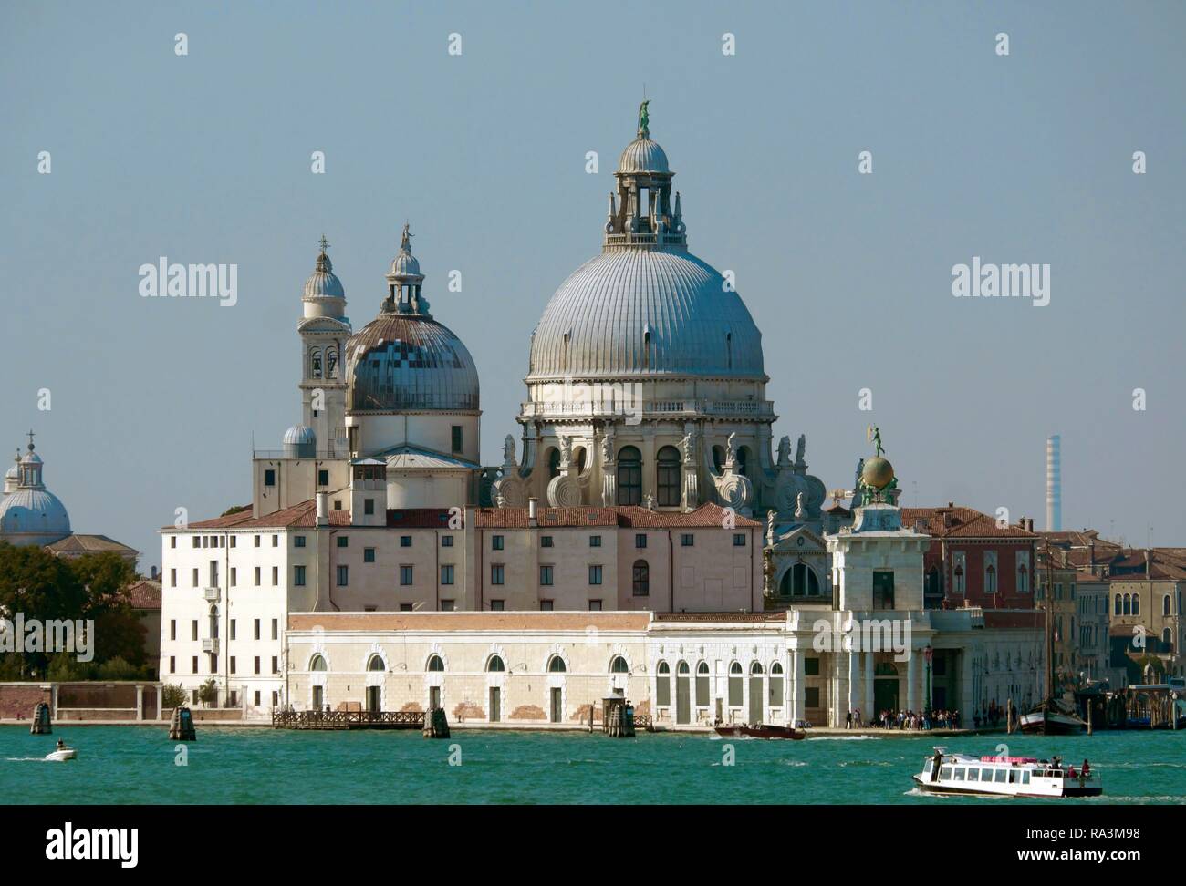 Church of Santa Maria della Salute, Punta della Dogana, Venice, Venetia, Italy Stock Photo