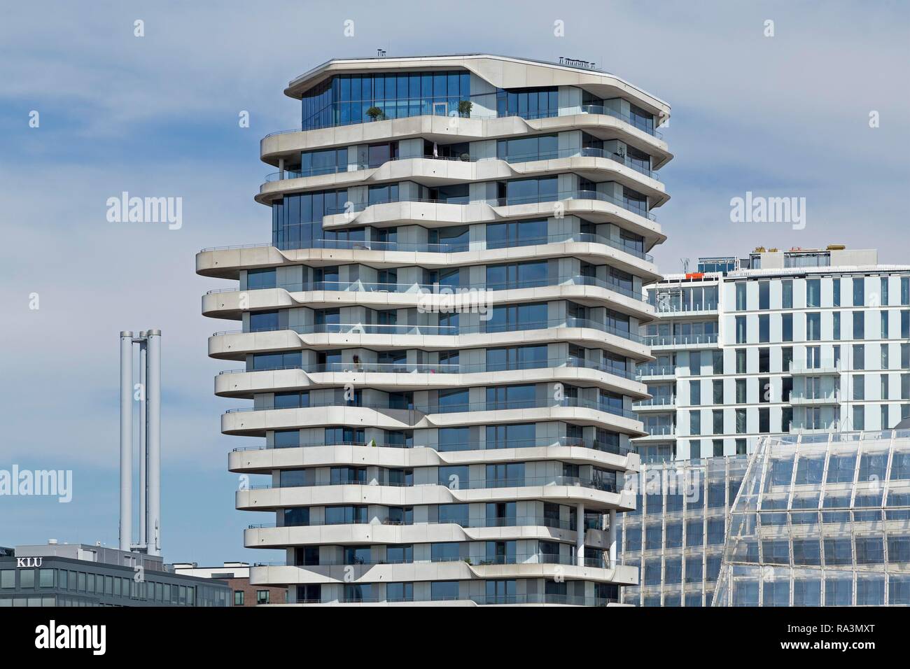 Marco Polo Tower Hafencity Hamburg Germany Stock Photo Alamy
