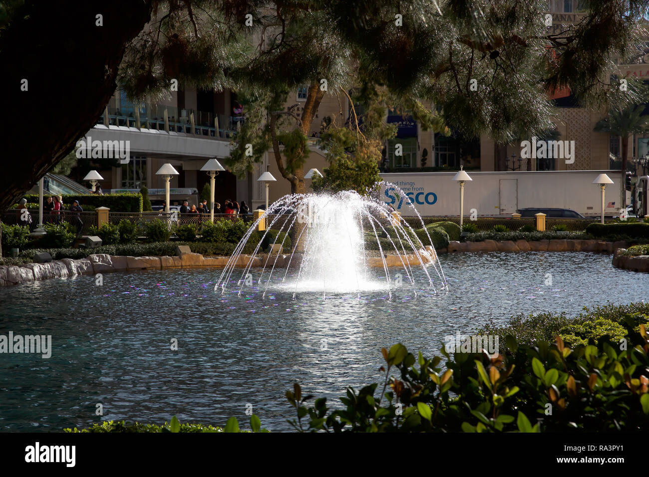 Water Fountains in Las Vegas,Nevada,USA Stock Photo - Alamy