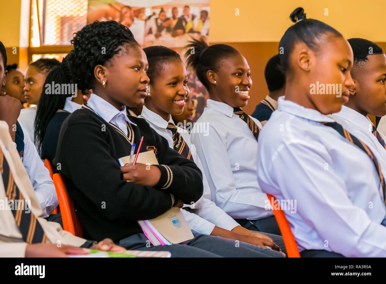 Johannesburg, South Africa March 22 2017 African High School