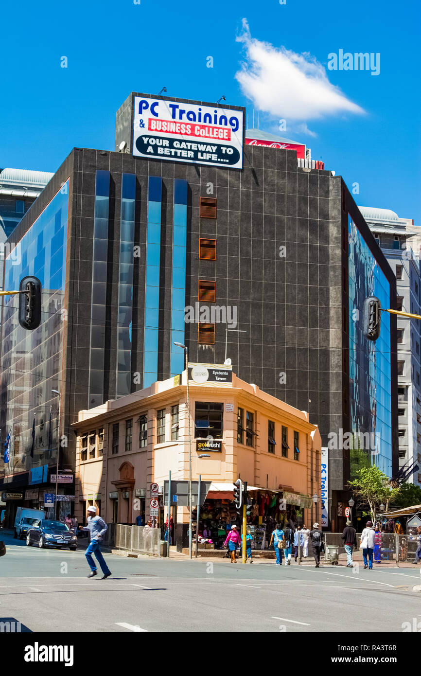 Johannesburg, South Africa October 17 2012 Buildings and Streets of