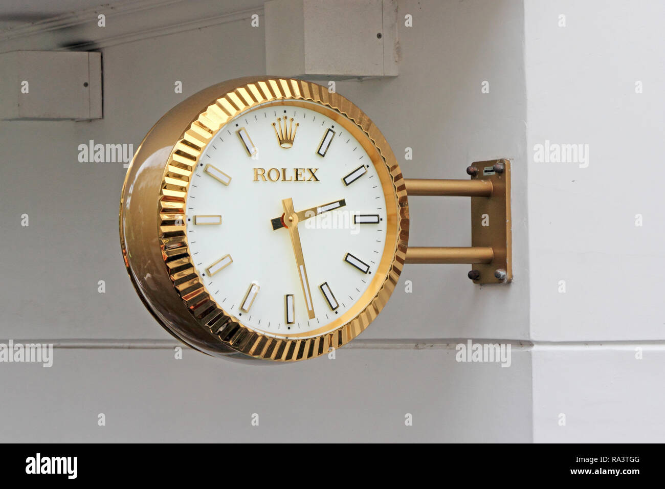 Rolex wall clock hi-res stock photography and images - Alamy