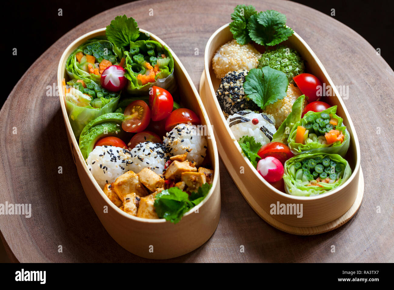 https://c8.alamy.com/comp/RA3TX7/colorful-vegan-bento-lunch-box-with-green-vegetables-and-tofu-RA3TX7.jpg