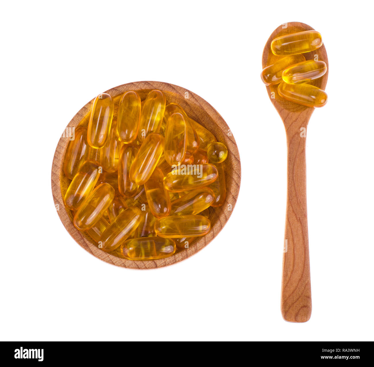 Yellow vitamin soft gelatin capsules with oily drug and nutritional