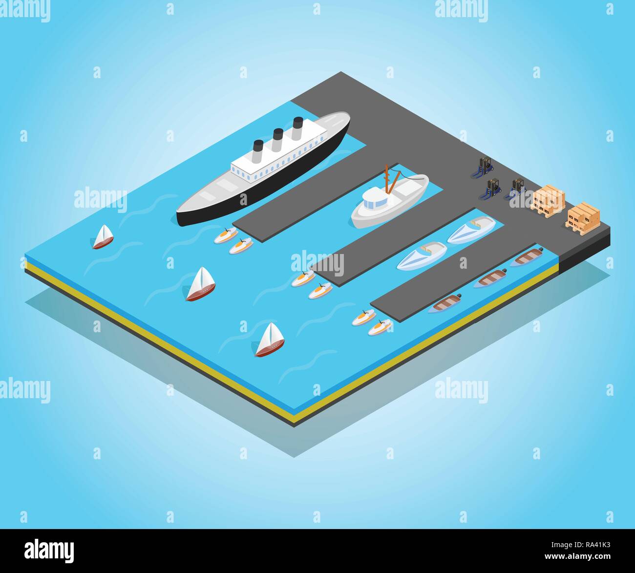 Quay Vector Wood quay Stock Vector Images - Alamy
