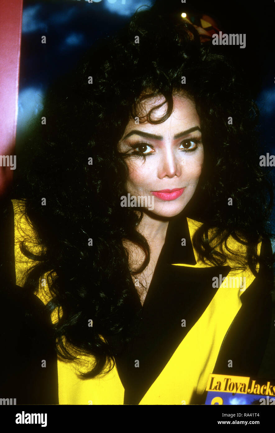 LAS VEGAS, NV - JULY 12: Singer LaToya Jackson attends the 12th Annual Video Software Dealers Association (VSDA) Convention and Expo on July 12, 1993 at the Las Vegas Convention Center in Las Vegas, Nevada. Photo by Barry King/Alamy Stock Photo Stock Photo