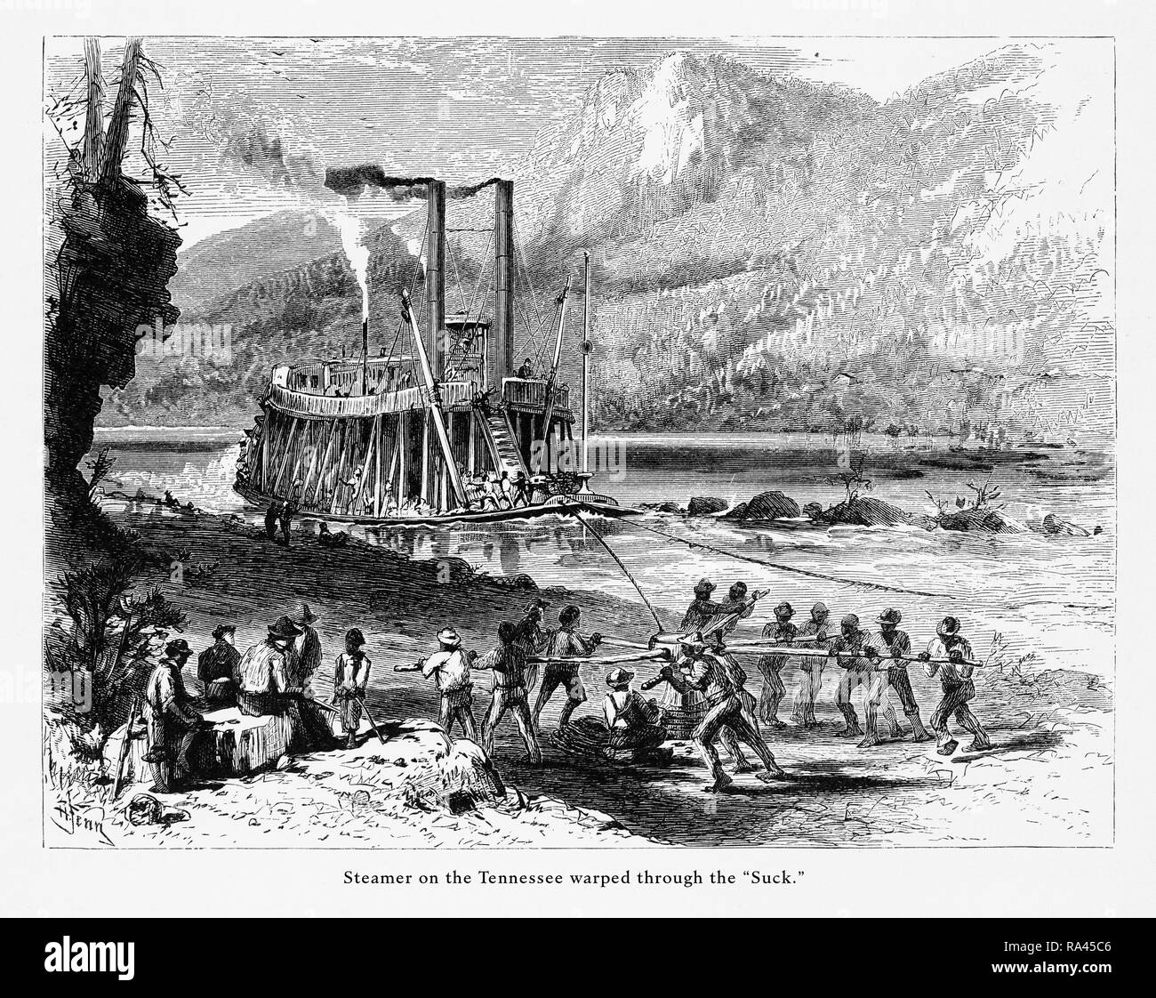 Steamboat creek Black and White Stock Photos & Images Alamy