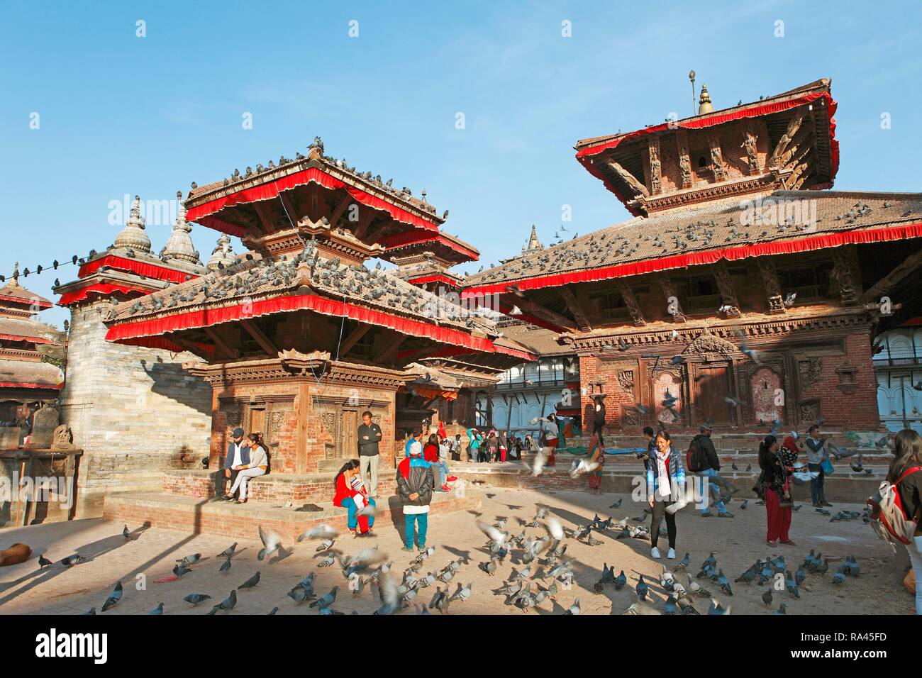 Jagannath Temple, Durbar Square, Old Town, Kathmandu, Nepal Stock Photo