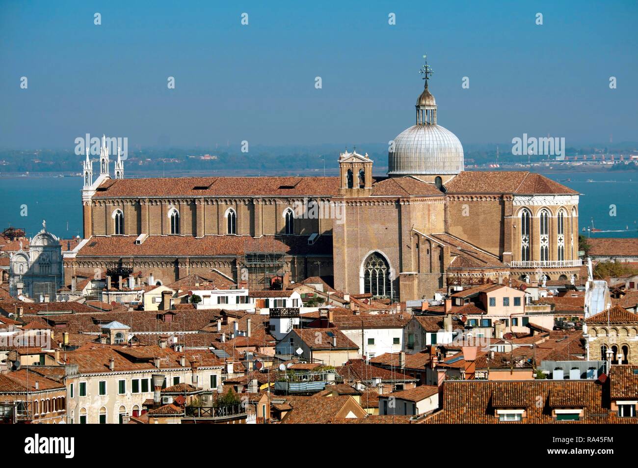 Church Basilica dei Santi Giovanni e Paolo, Venice, Veneto, Veneto, Iatlia Stock Photo