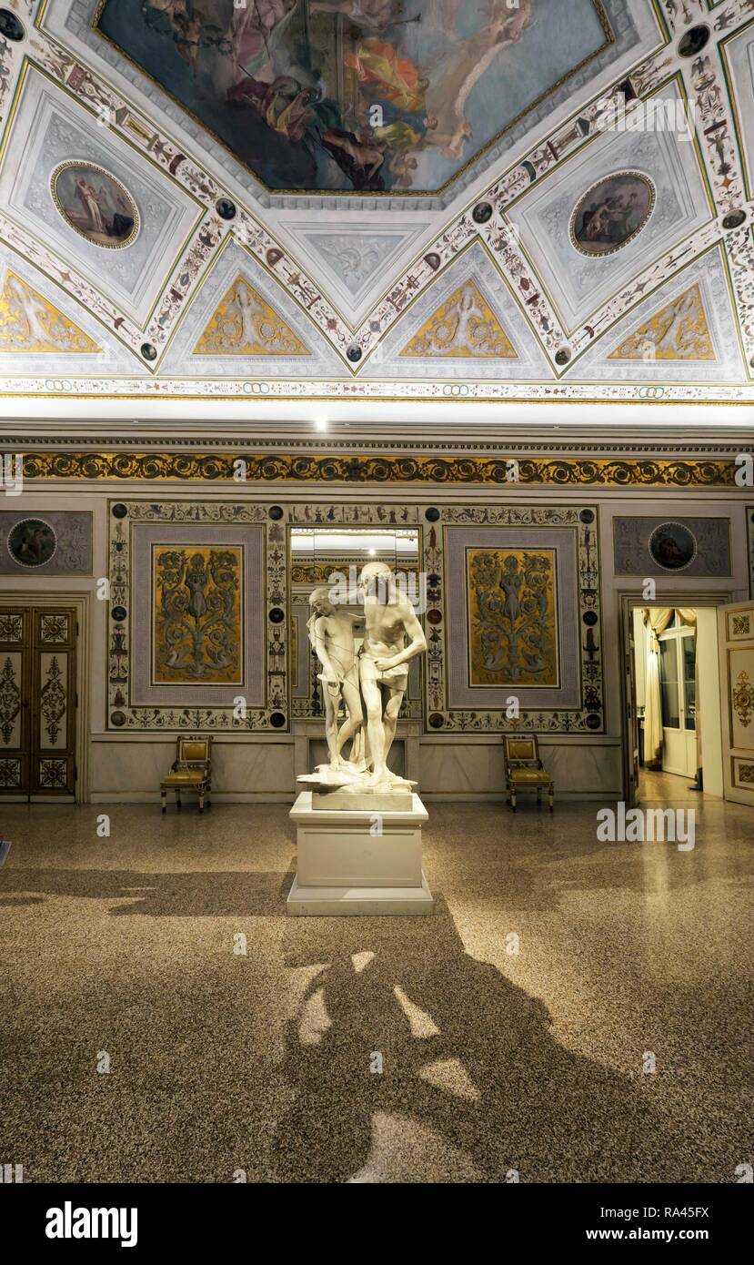Exhibition room in the Museo Correr, municipal museum, Piazza San Marco, Piazza San Marco, Venice, Veneto, Italy Stock Photo