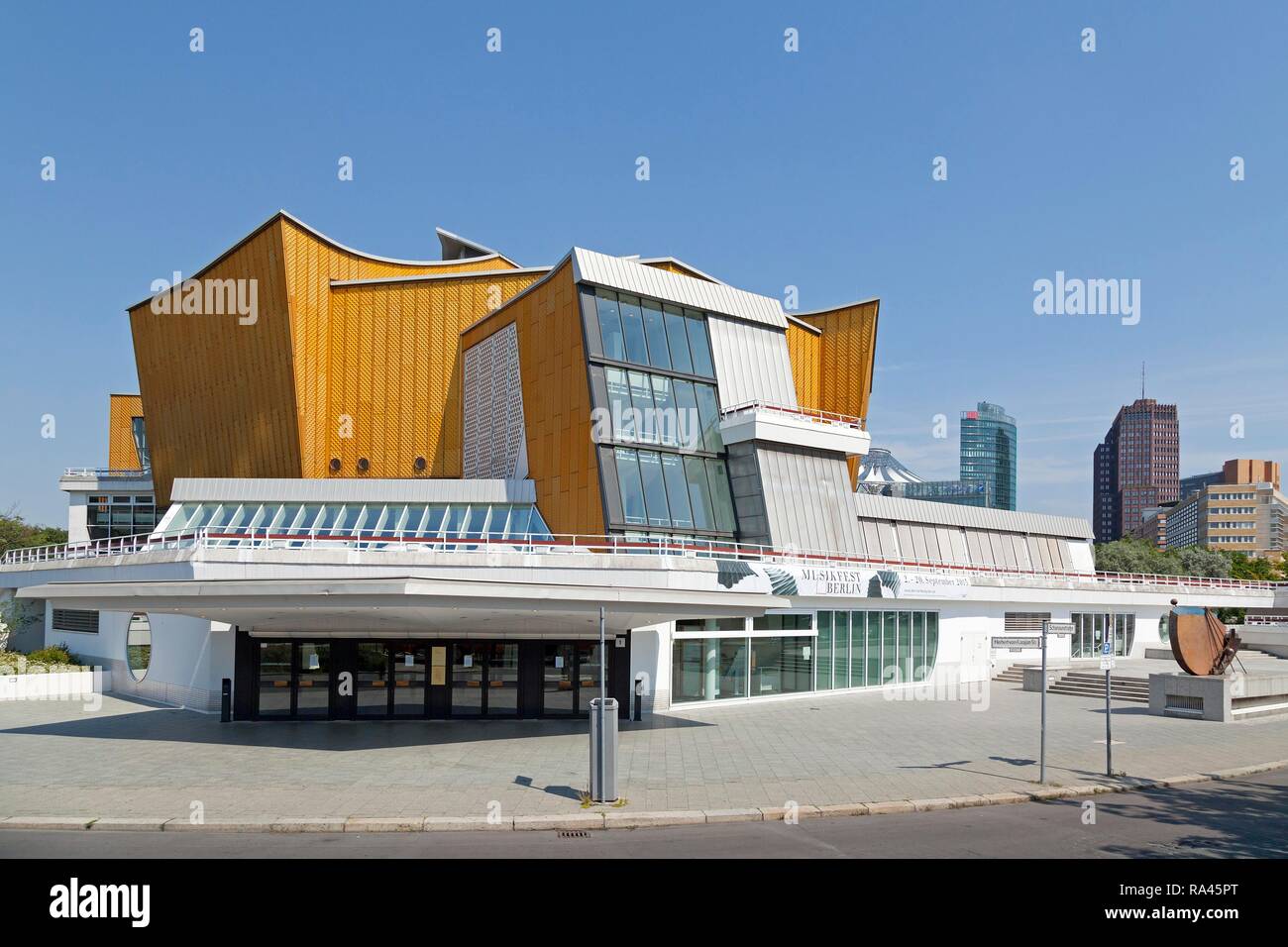 Berliner Philharmonie concert hall, Berlin, Germany Stock Photo