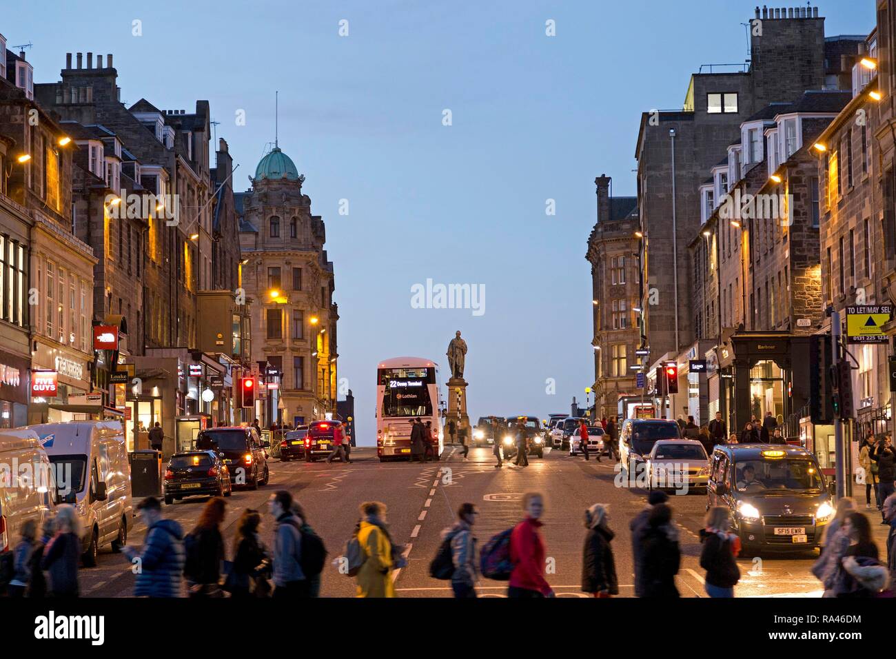 Frederick Street, Edinburgh, Scotland, Great Britain Stock Photo