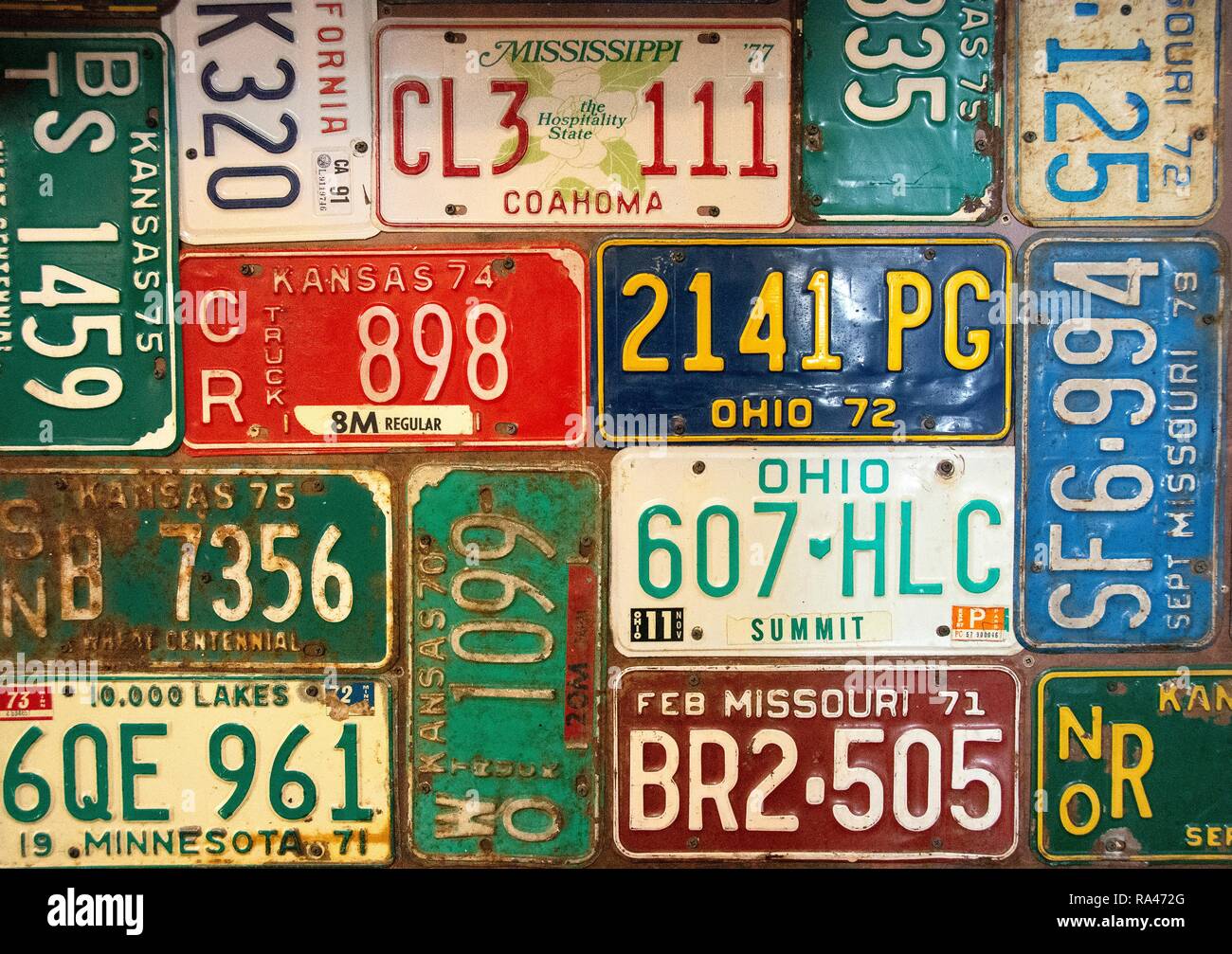 Military License Plates Texas