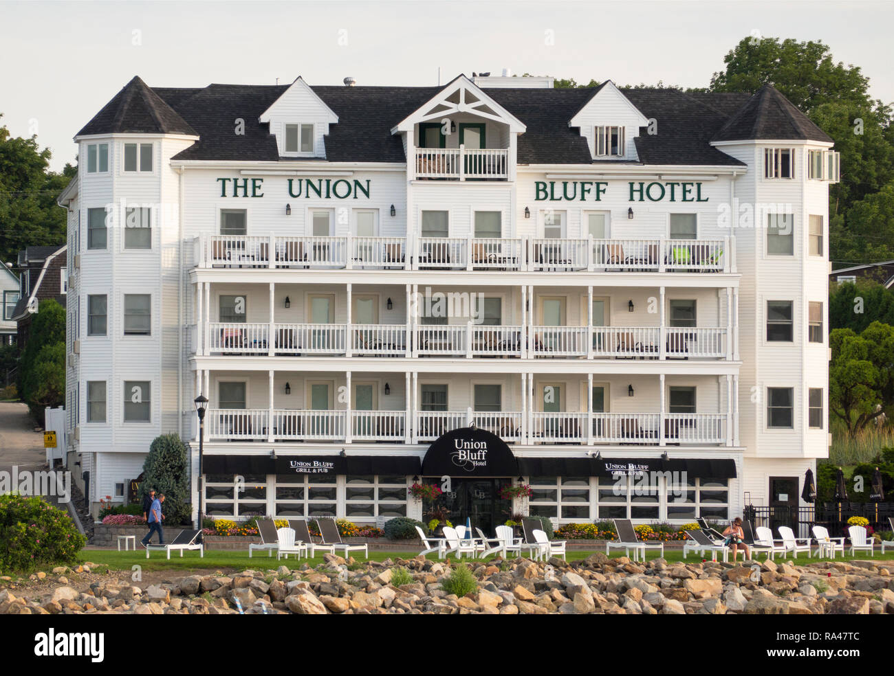 Union Bluff Hotel York Maine Stock Photo - Alamy