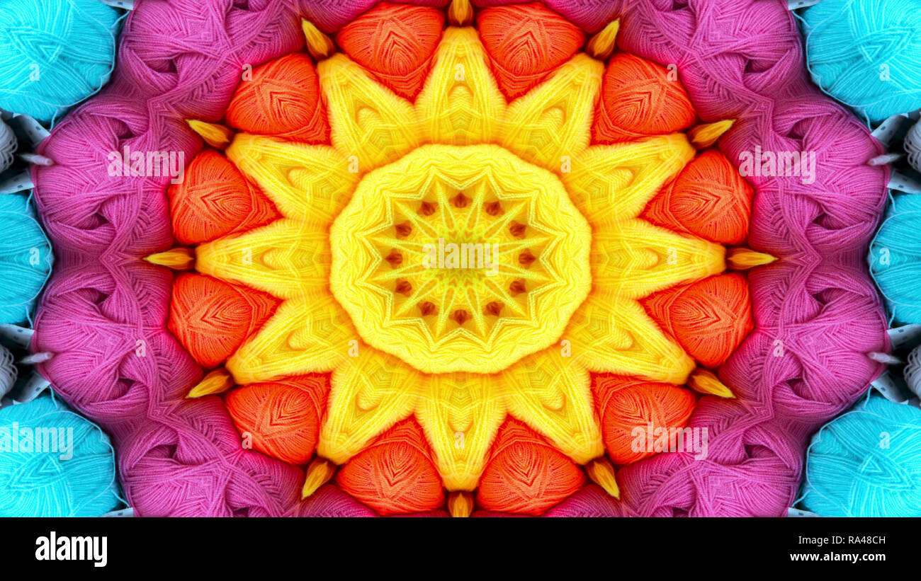 Abstract Colorful Symmetric Pattern Ornamental Decorative Kaleidoscope Abstract Colorful Symmetric Pattern Ornamental Decorative Kaleidoscope