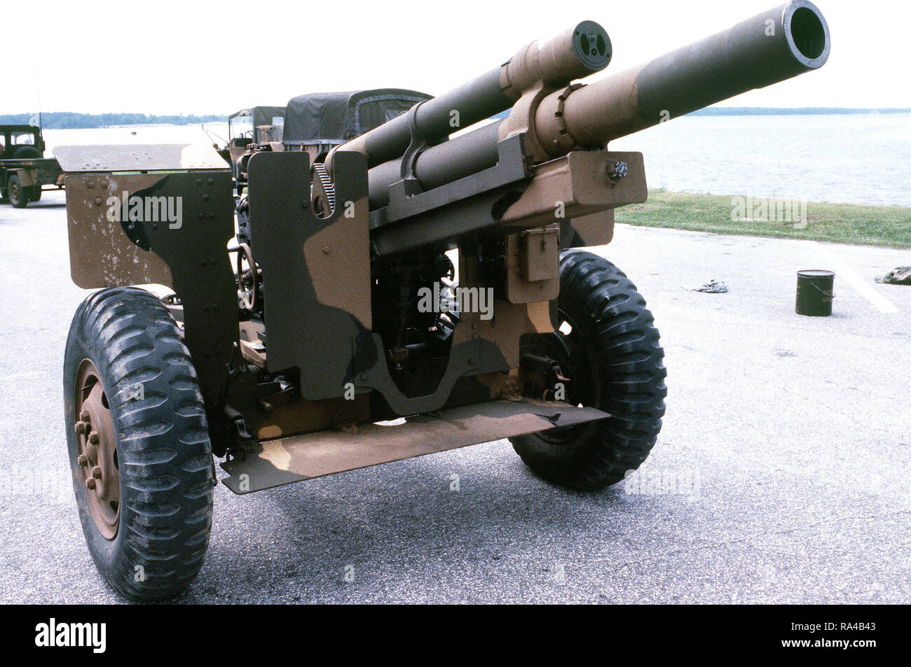 1979 - An M101 105 mm Howitzer. Stock Photo