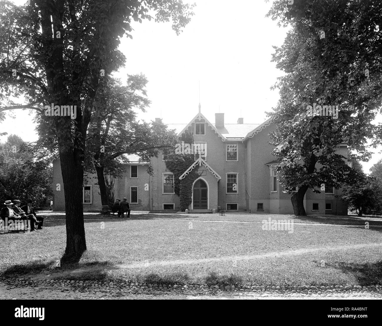 Anderson Cottage, Soldier's Home used by Lincoln as summer White House ca. 1905-1945 Stock Photo
