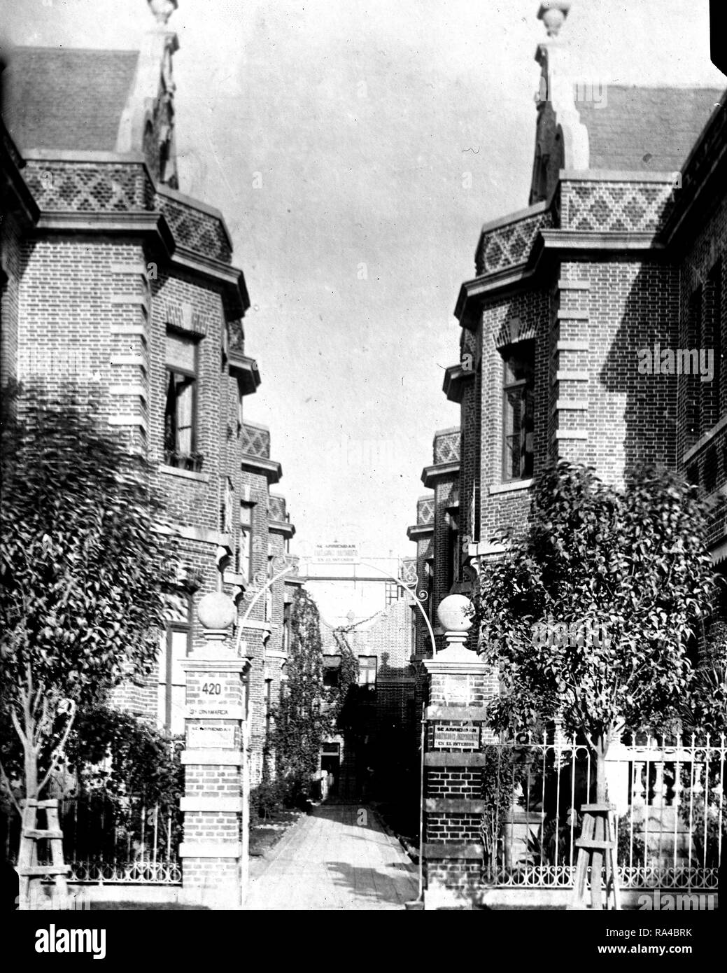 American Colony in Mexico City ca. 1913 Stock Photo
