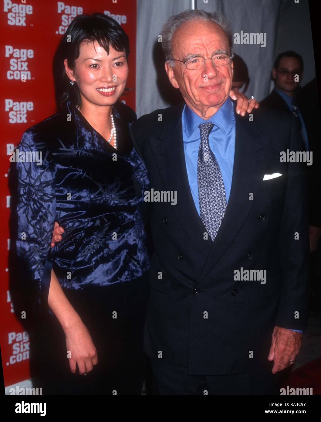 Rupert Murdoch and wife Wendy Deng 2000 Photo By John Barrett/PHOTOlink/MediaPunch Stock Photo
