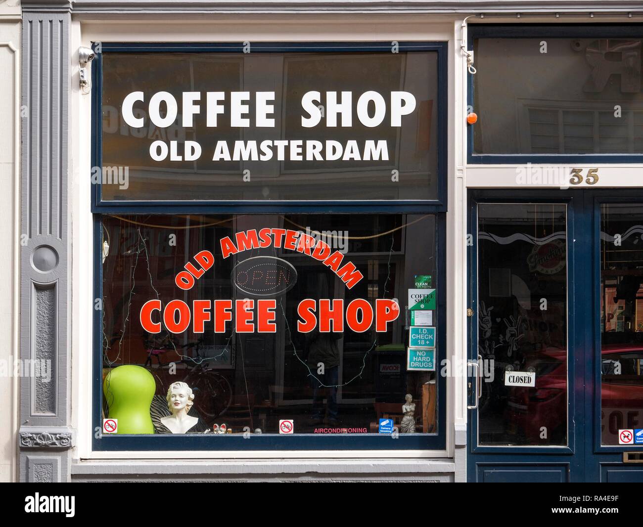 Amsterdam holland coffee shop hires stock photography and images Alamy