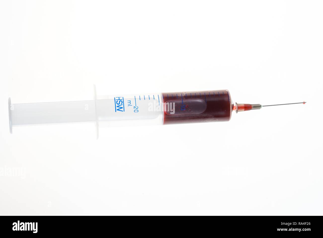 Disposable medical products, syringe, blood collection Stock Photo Alamy