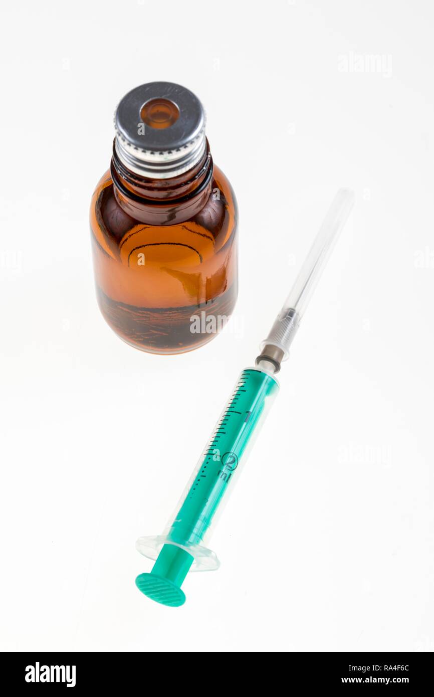 Disposable medical products, syringe, injection solution, in injection