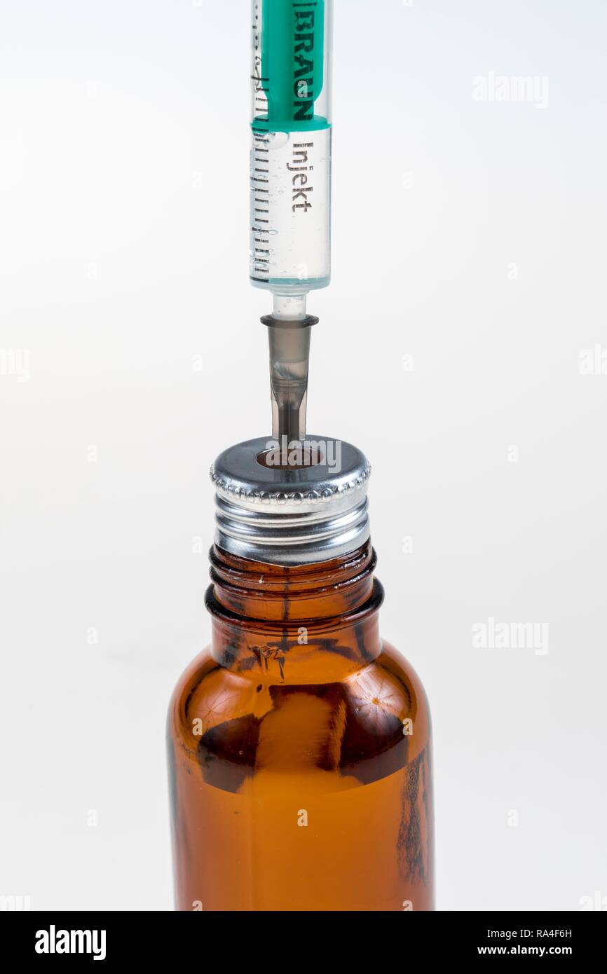 Disposable medical products, syringe, injection solution, in injection