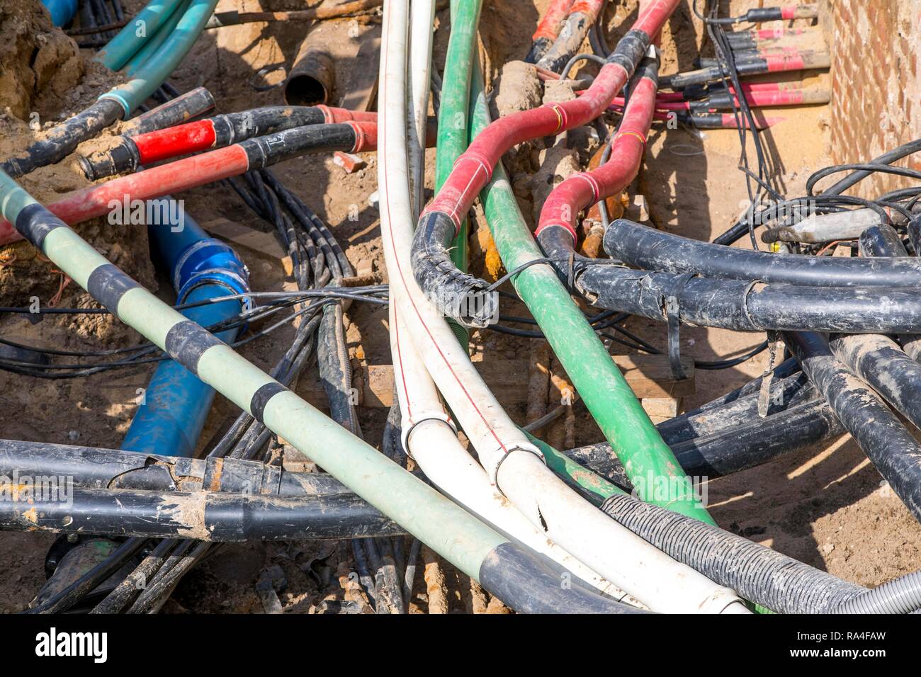 Telephone underground cables hires stock photography and images Alamy