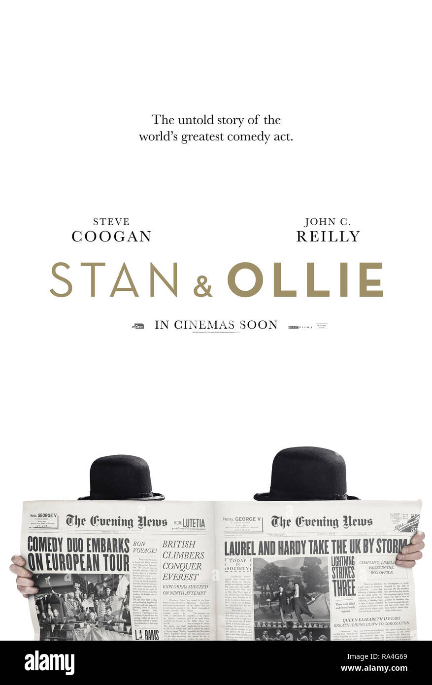 STAN & OLLIE, (aka STAN AND OLLIE), British advance poster, 2018