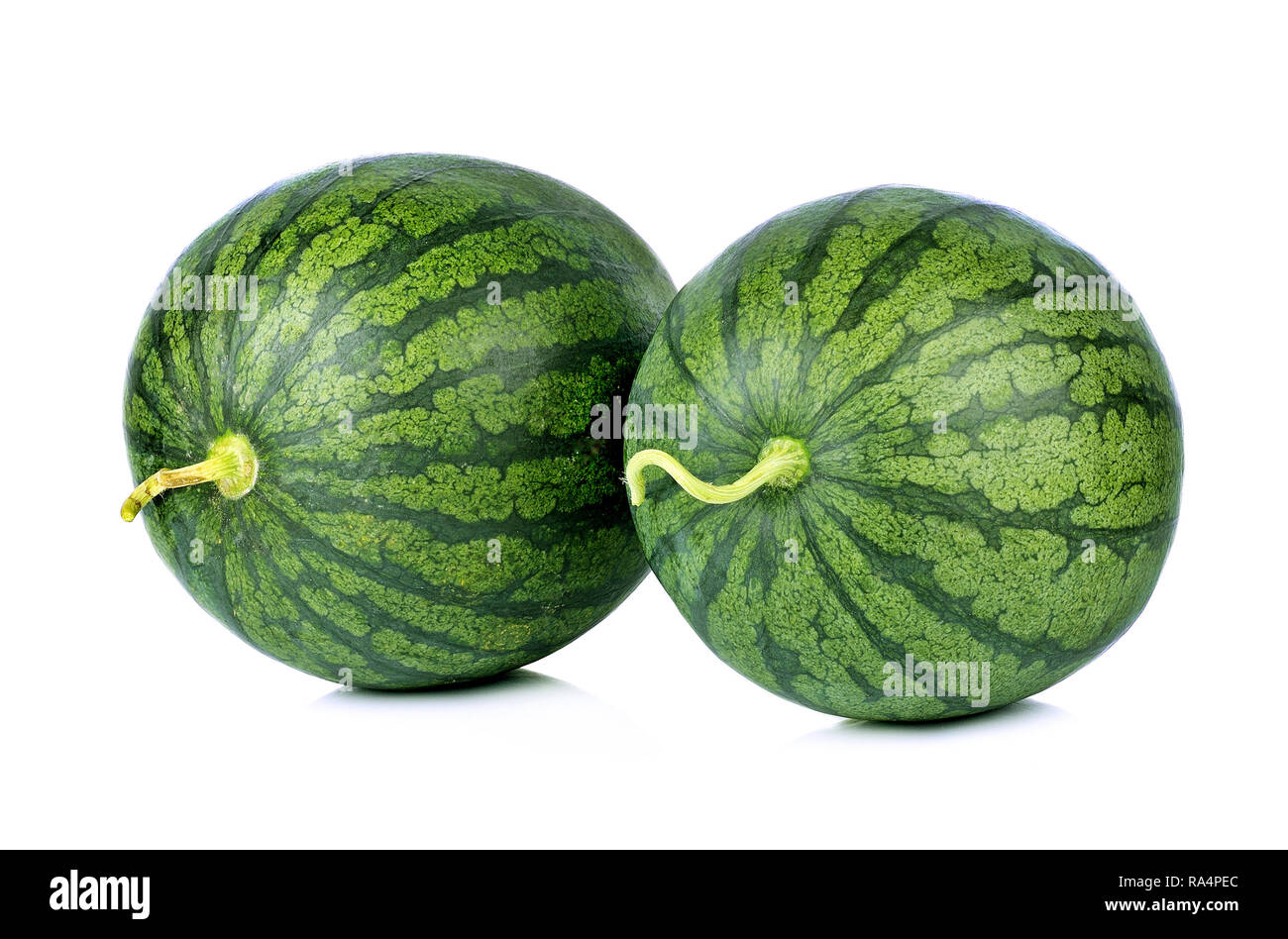watermelon on white background Stock Photo