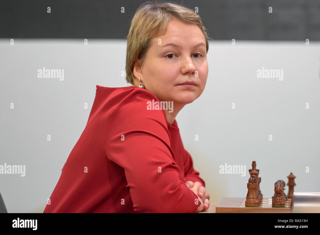 St. Petersburg, Russia - December 28, 2018: Grandmaster Alireza Firouzja,  Iran competes in King Salman World Rapid Chess Championship 2018.  Eventually Stock Photo - Alamy