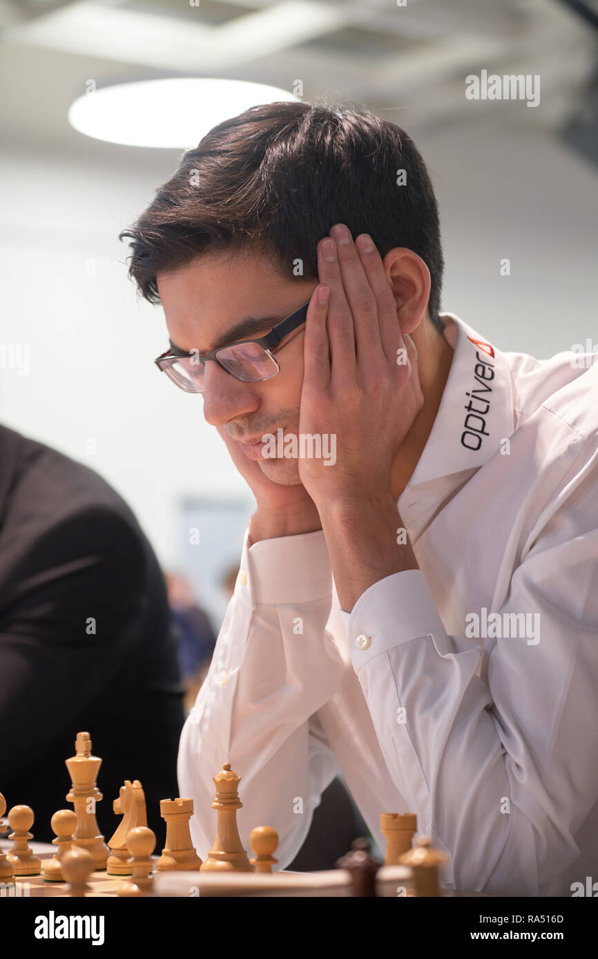 Anish Giri R Netherlands Plays Against Editorial Stock Photo