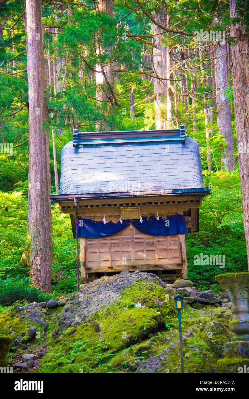 Oyama Shrine in Tateyamamachi, Japan. Japan is a country located in