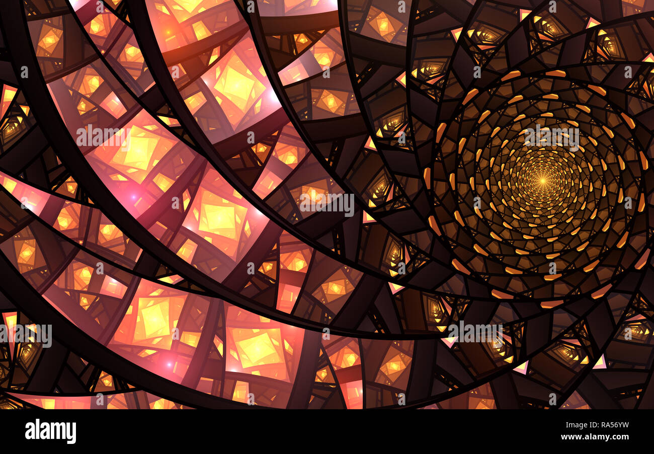 Geometric Design Mosaic Texture Stained Glass Effect Artistic Abstraction Composed Of Virtual Stained Glass Fragments On The Subject Art Craft And Stock Photo Alamy