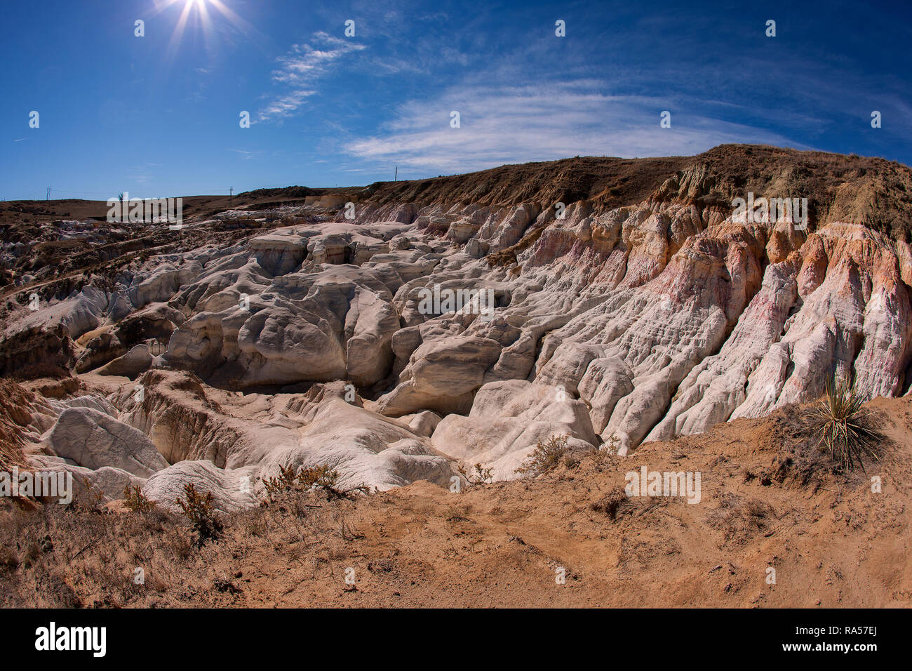 Paint Mines Interpretive Park Stock Photo Alamy
