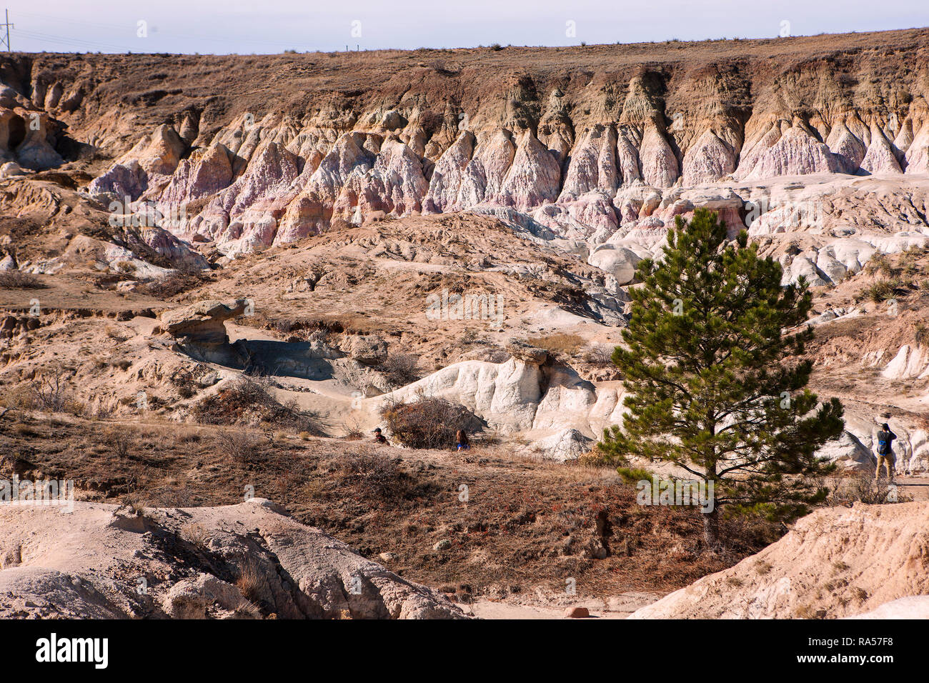 Paint Mines Interpretive Park Stock Photo Alamy