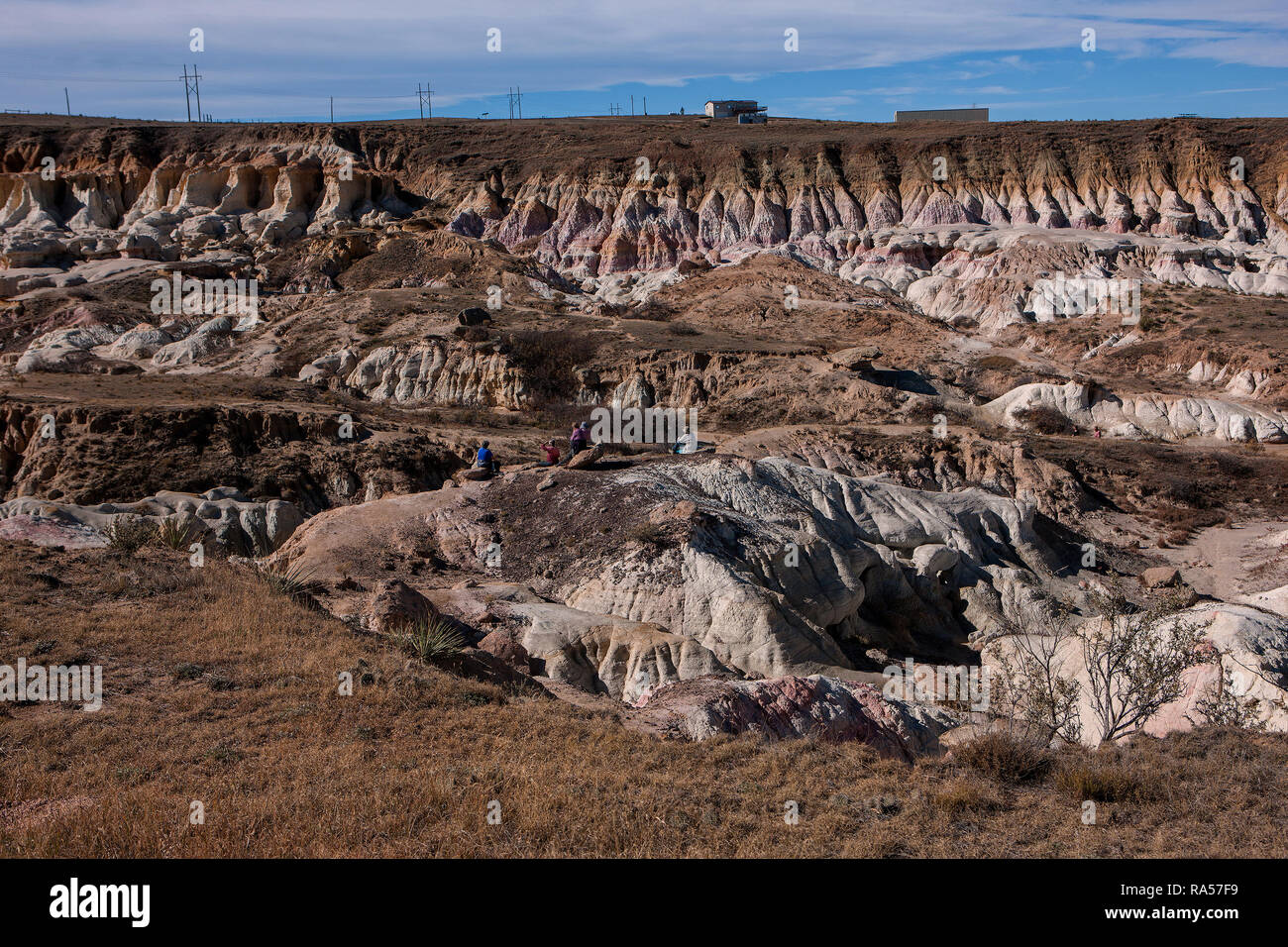 Paint Mines Interpretive Park Stock Photo Alamy